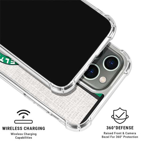 NBA Boston Celtics Canvas iPhone 16 Pro Clear Case